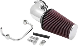 KN Aircharger Air Intake Breather System Mandrel Chrome