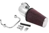 KN Aircharger Air Intake Breather System Mandrel Chrome