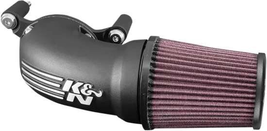 KN Aircharger Air Intake Breather System Cast EX Black