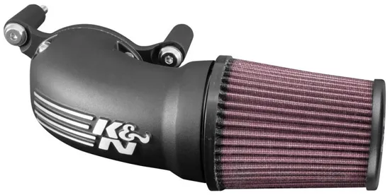 KN Aircharger Air Intake Breather System Cast EX Black