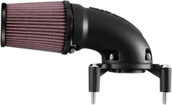 KN Aircharger Air Intake Breather System Cast EX Black