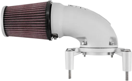 KN Aircharger Air Intake Breather System Cast EX Silver