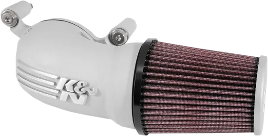 KN Aircharger Air Intake Breather System Cast EX Silver