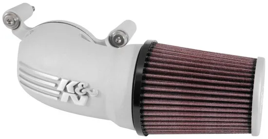 KN Aircharger Air Intake Breather System Cast EX Silver