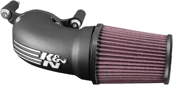 KN Aircharger Air Intake Breather System Cast EX Black