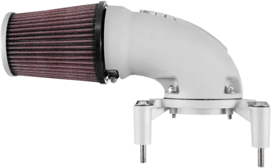 KN Aircharger Air Intake Breather System Cast EX Silver