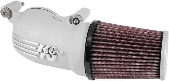 KN Aircharger Air Intake Breather System Cast EX Silver