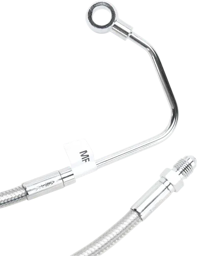 Magnum Designer Braided Front Brake Line Kit Mid Polished ABS