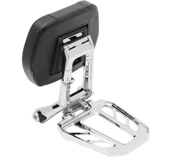 Kuryakyn Chrome Multi Purpose Backrest Luggage Rack System