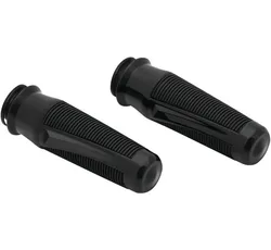 Kuryakyn Phantom Grooved Aluminum Handlebar Grips Pair Black