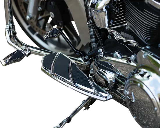 Kuryakyn Phantom Driver Floorboard Set Sculpted Aluminum Chrome