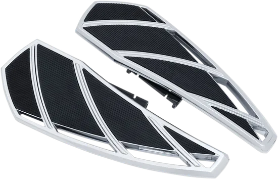 Kuryakyn Phantom Driver Floorboard Set Sculpted Aluminum Chrome