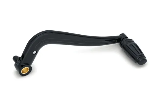 Kuryakyn Extended Aluminum Brake Pedal Arm Lever Shaft Gloss Black