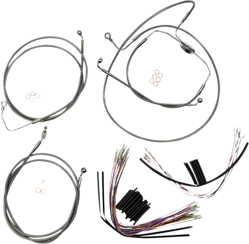 Magnum XR Clutch Brake Cable Kit Stainless for 12-14in. ABS