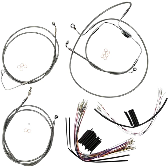 Magnum XR Clutch Brake Cable Kit Stainless for 15-17in. ABS 2