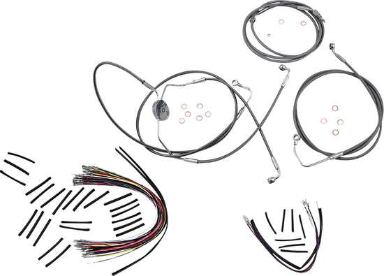 Magnum XR Clutch Brake Cable Kit Stainless for 12-14in. ABS