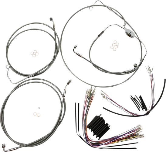 Magnum XR Clutch Brake Cable Kit Stainless for 12-14in. ABS