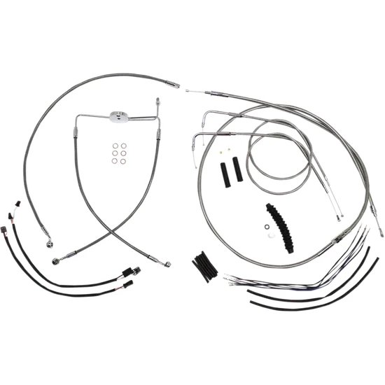 Magnum XR Clutch Brake Cable Kit Stainless for 12-14in. 2