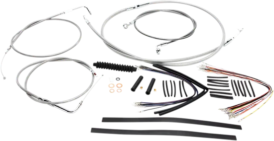 Magnum XR Clutch Brake Cable Kit Stainless for 12-14in. 2
