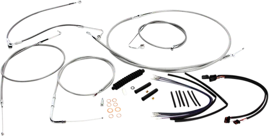Magnum XR Clutch Brake Cable Kit Stainless for 15-17in. ABS