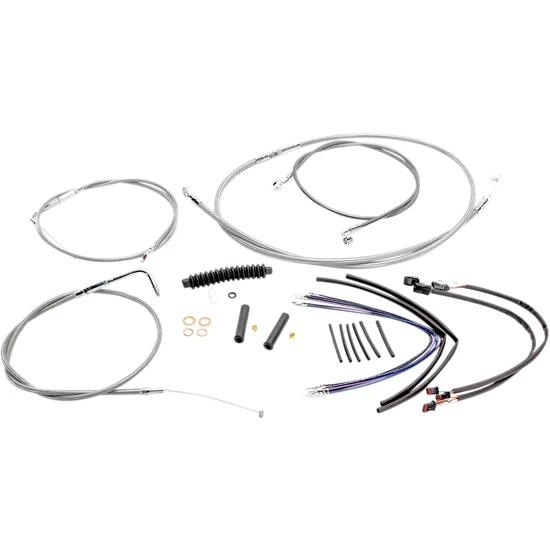 Magnum XR Clutch Brake Cable Kit Stainless for 12-14in. 2