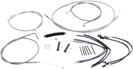 Magnum XR Clutch Brake Cable Kit Stainless for 12-14in.