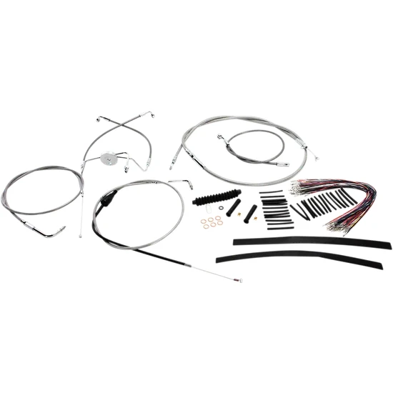 Magnum XR Clutch Brake Cable Kit Stainless for 12-14in. 2