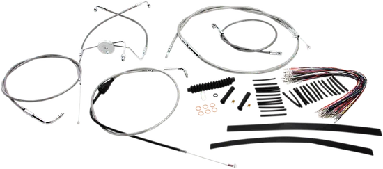 Magnum XR Clutch Brake Cable Kit Stainless for 12-14in.