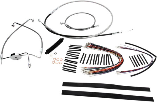 Magnum XR Clutch Brake Cable Kit Stainless for 12-14in.