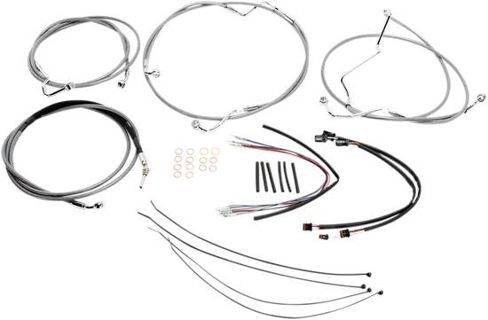 Magnum XR Clutch Brake Cable Kit Stainless for 12-14in. ABS