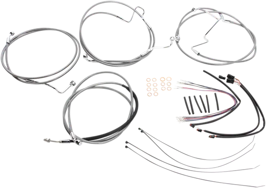 Magnum XR Clutch Brake Cable Kit Stainless for 15-17in. ABS