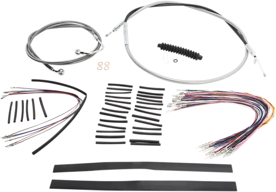 Magnum XR Clutch Brake Cable Kit Upper Stainless for 12-14in. ABS