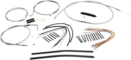 Magnum XR Clutch Brake Cable Kit Stainless for 12-14in.