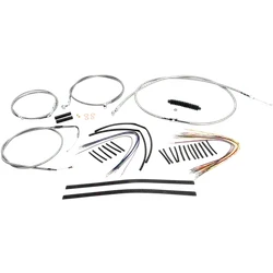 Magnum XR Clutch Brake Cable Kit Stainless for 12-14in.