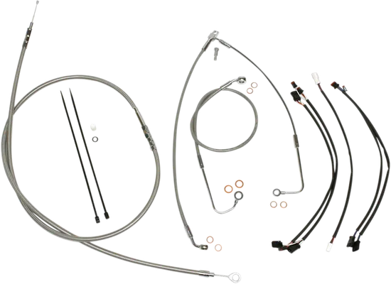 Magnum XR Clutch Brake Cable Kit Stainless for 12-14in. ABS