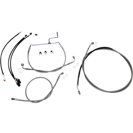 Magnum XR Clutch Brake Cable Kit Stainless for 12-14in. 2