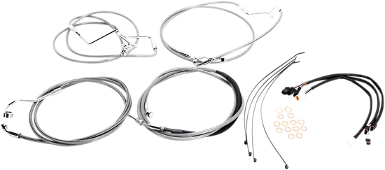 Magnum XR Clutch Brake Cable Kit Stainless for 15-17in. ABS