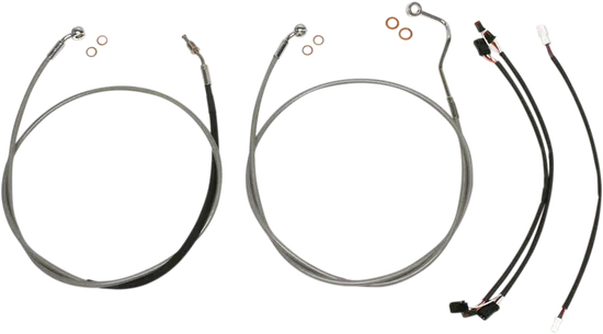 Magnum XR Clutch Brake Cable Kit Upper Stainless for 12-14in. ABS