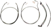 Magnum XR Clutch Brake Cable Kit Upper Stainless for 12-14in. ABS