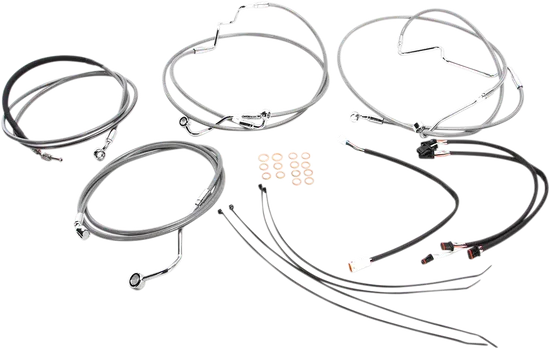 Magnum XR Clutch Brake Cable Kit Stainless for 12-14in. ABS