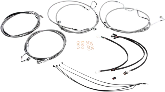 Magnum XR Clutch Brake Cable Kit Stainless for 15-17in. ABS