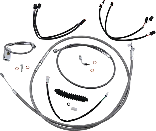 Magnum XR Clutch Brake Cable Kit Stainless for 15-17in. ABS