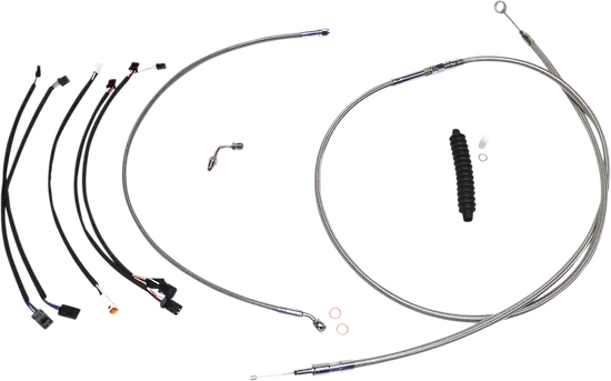 Magnum XR Clutch Brake Cable Kit Upper Stainless for 12-14in. ABS