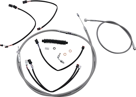 Magnum XR Clutch Brake Cable Kit Upper Stainless for 15-17in. ABS