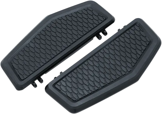 Kuryakyn Satin Black Hex Driver Floor Boards Floorboards Set Aluminum