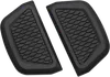 Kuryakyn Satin Black Hex Passenger Floorboard Inserts Pad Damper Pair