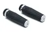 Kuryakyn Hex Aluminum Handlebar Grips Pair Chrome for TBW
