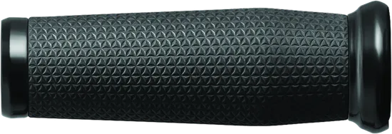 Kuryakyn Thresher Handlebar Grips Pair Black Knurled Rubber