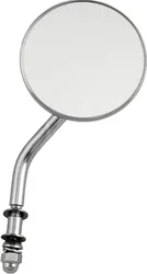 Harddrive Chrome 3in Round Side Mirror each