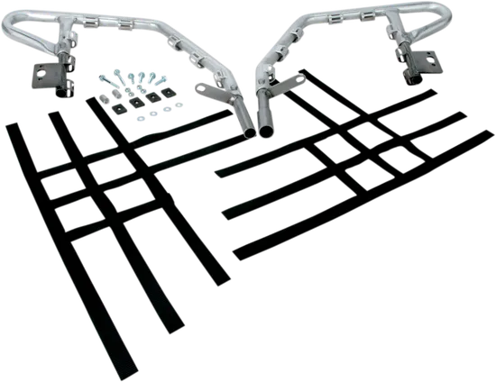 DG Alloy Nerf Crash Bars Rock Tree Sliders Aluminum Black